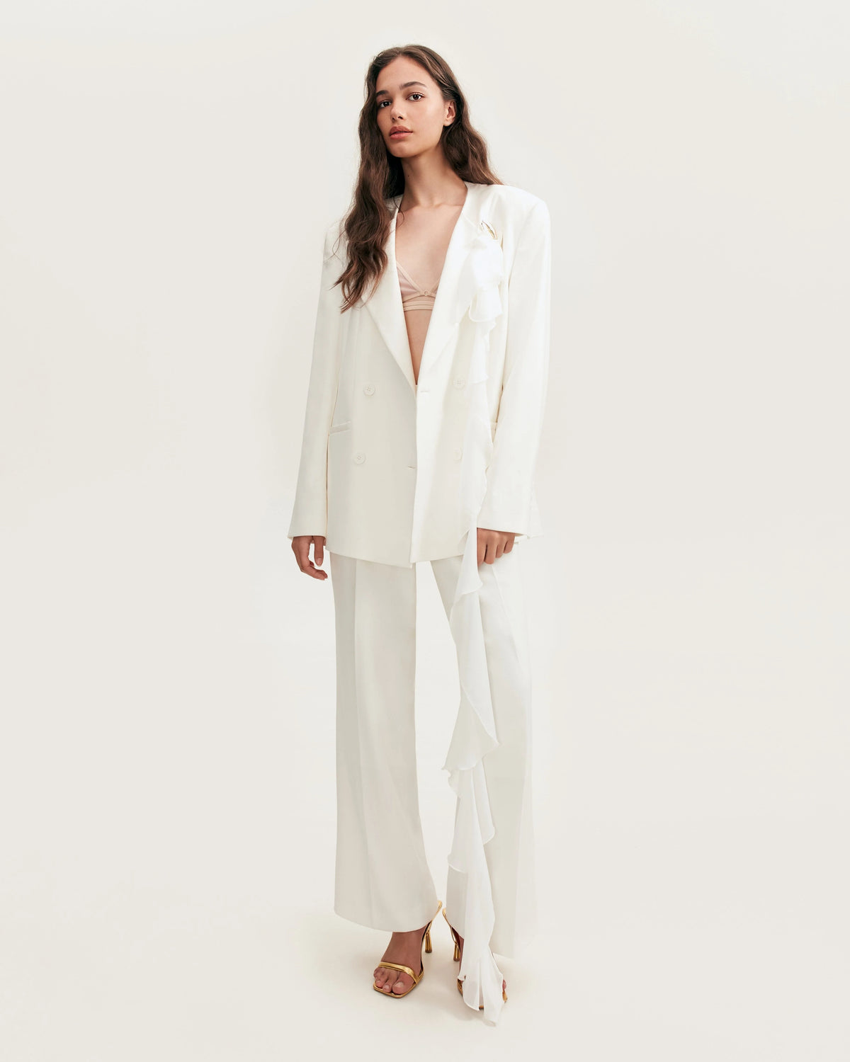 Panache white single breasted blazer Xo Xo