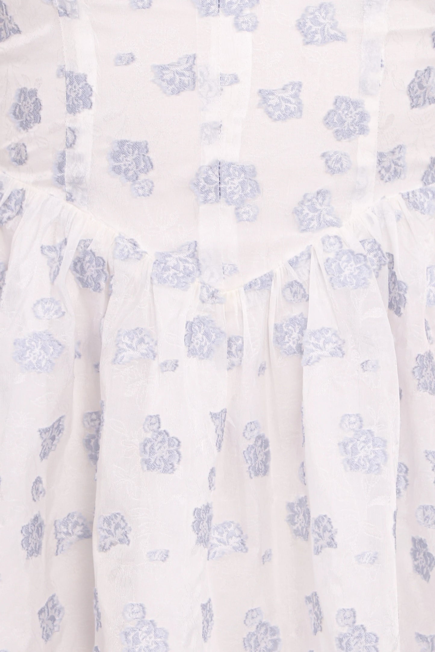 Arianne Mini Dress White Blue Floral