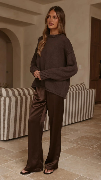 Jase Knit Chocolate
