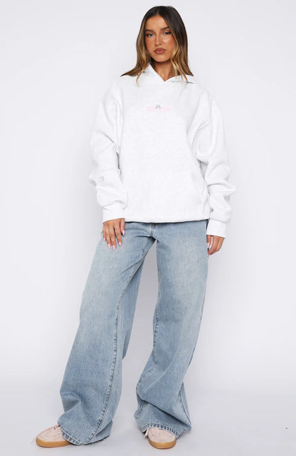 Bubbles Foxy Friends Oversized Hoodie Frosty