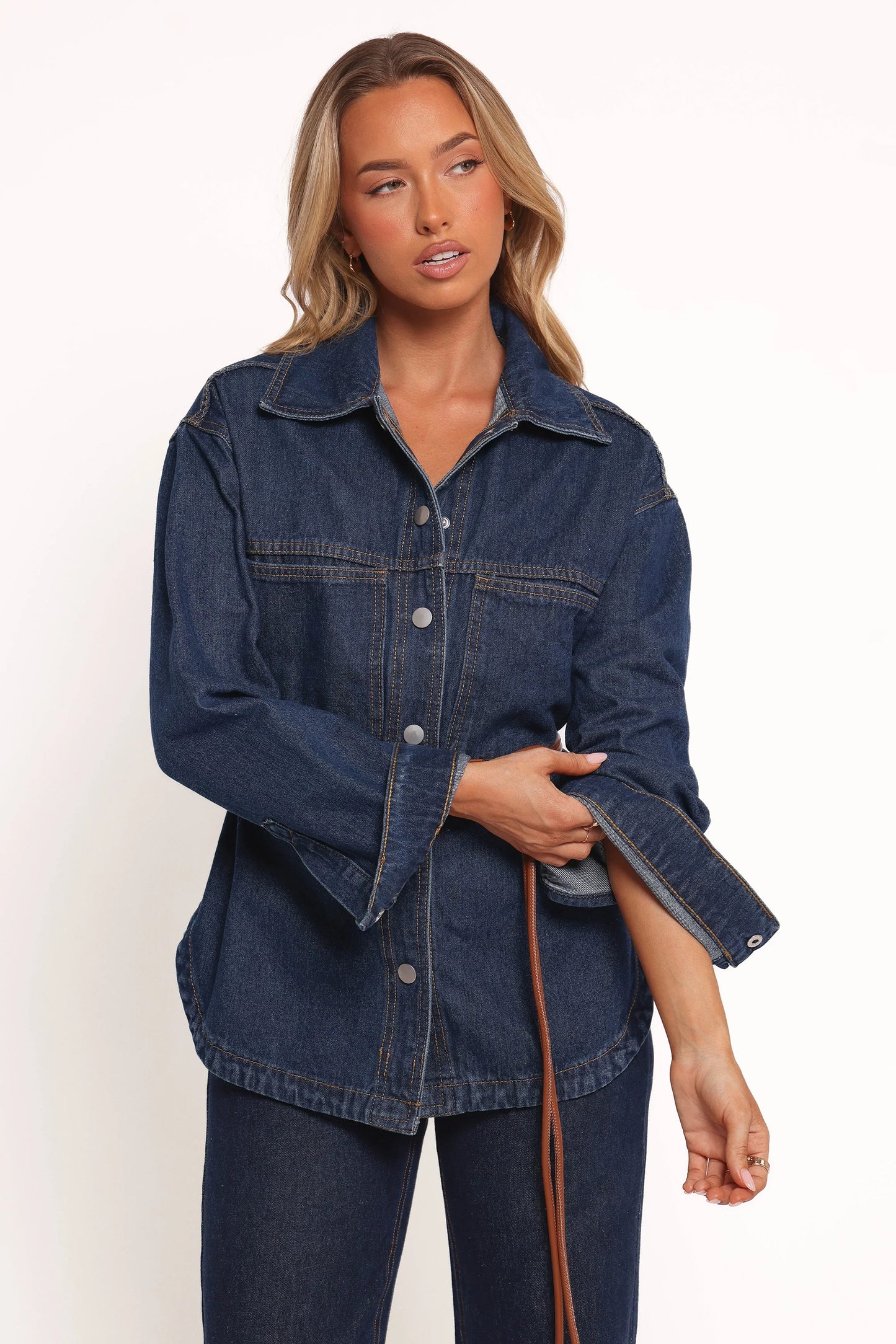 Dede Denim Shacket Denim