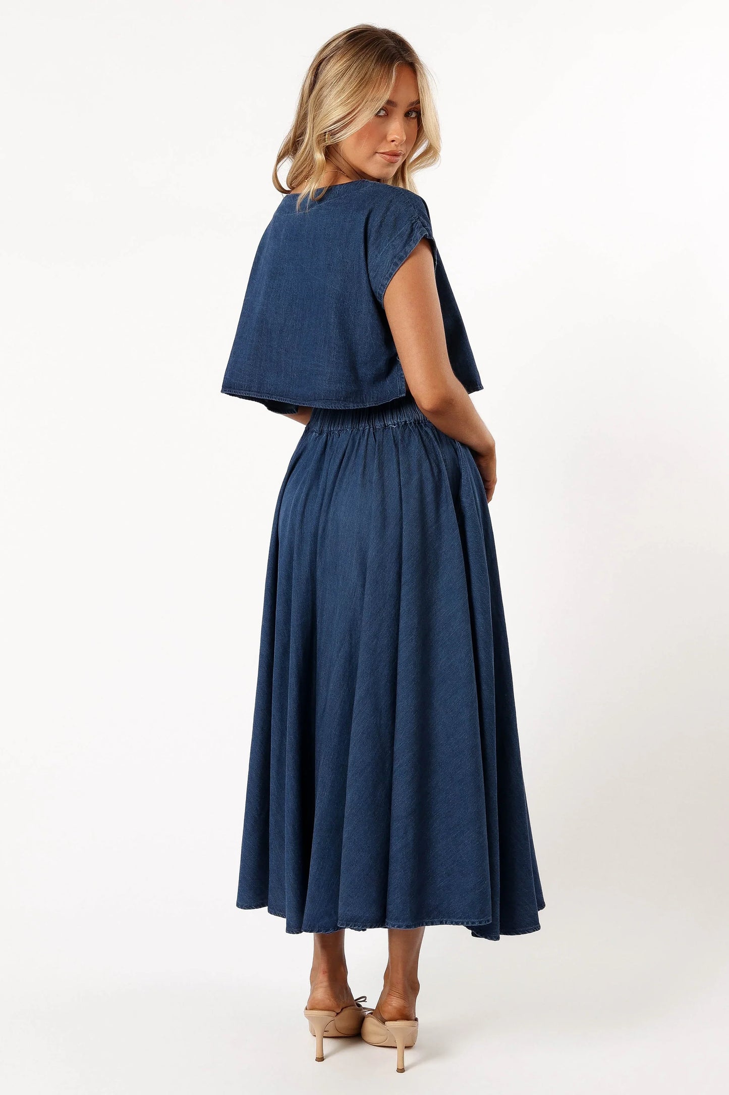 Rylie Two Piece Set Dark Denim