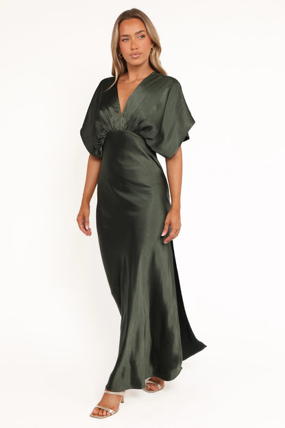 Ricki Maxi Dress Olive Green