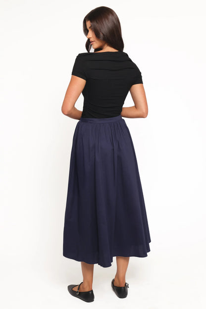 Oakley Midi Skirt Navy