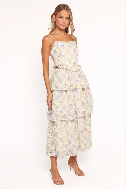 Iveta Midi Dress Multi Floral