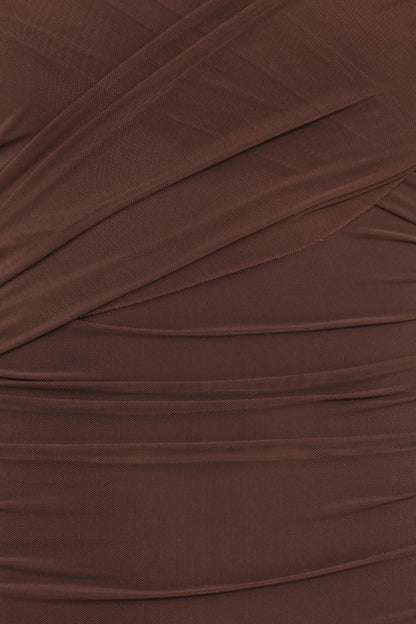 Honor Midi Dress Chocolate