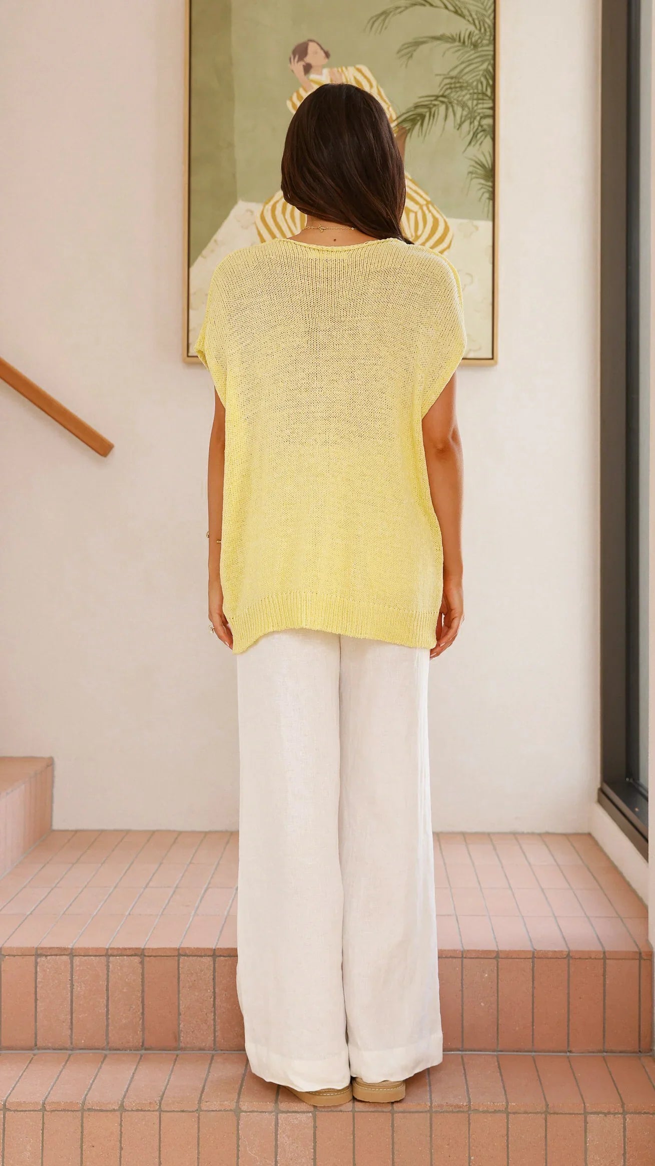 Stelaria Knit Top Yellow