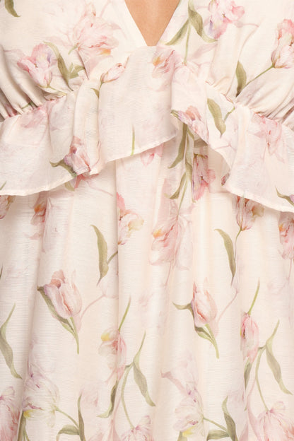 Willis Maxi Dress Pink Floral