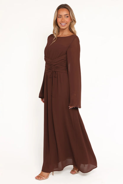 Samara Maxi Dress Brown
