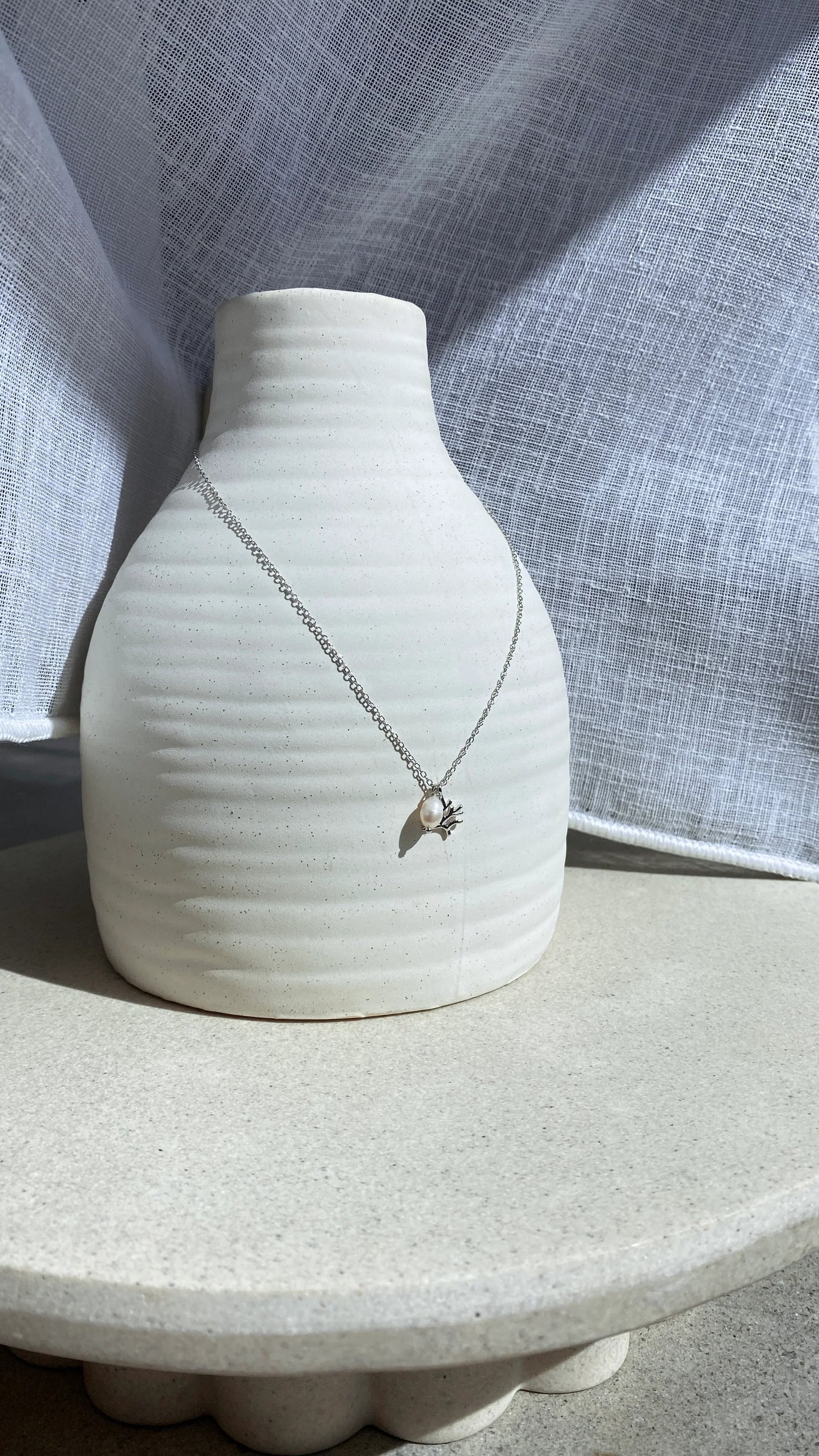 Coral Cove Necklace Sterling Silver