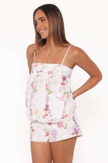 Calla Short Set Bright Floral