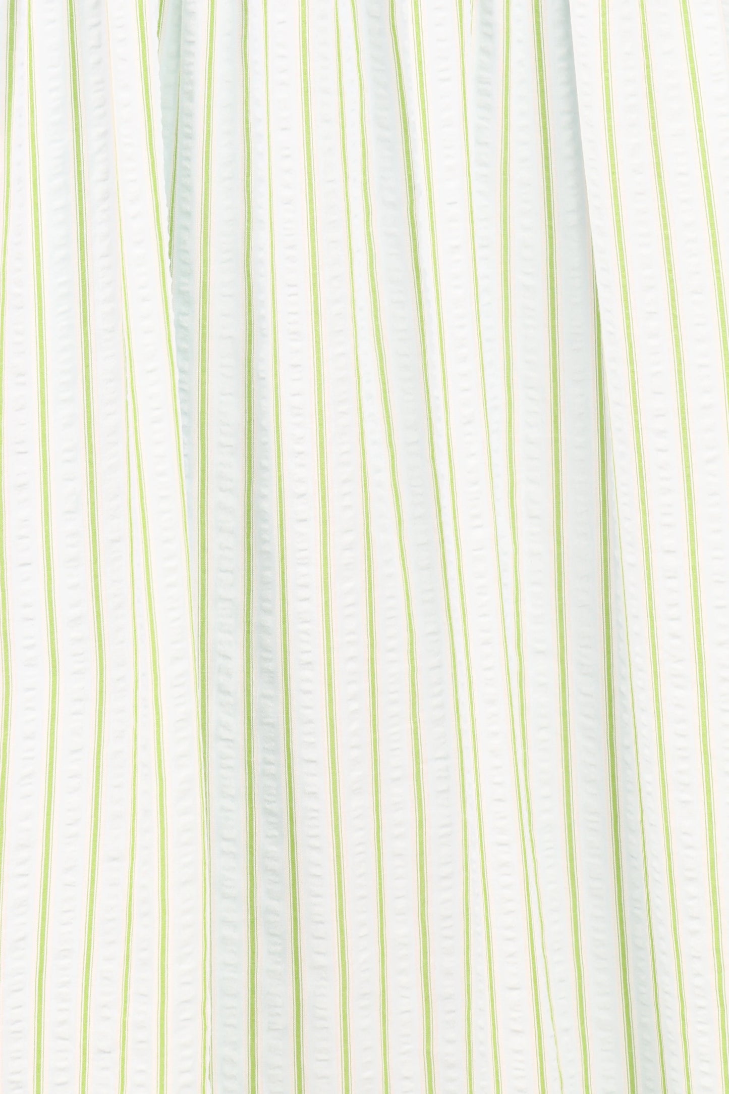 Ronnie Short Sleeve Midi Dress Green Blue Stripe