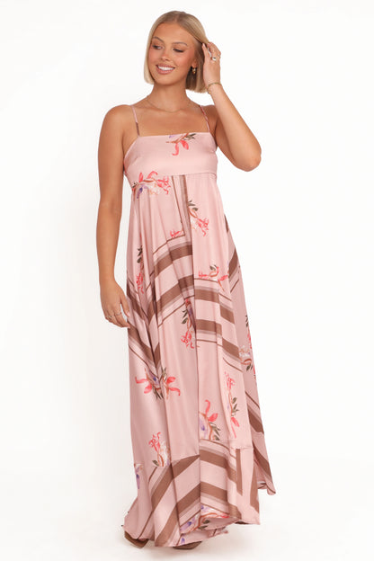 Elanor Maxi Dress Pink Cocoa