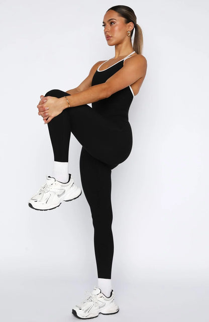 Ignite Jumpsuit Black White