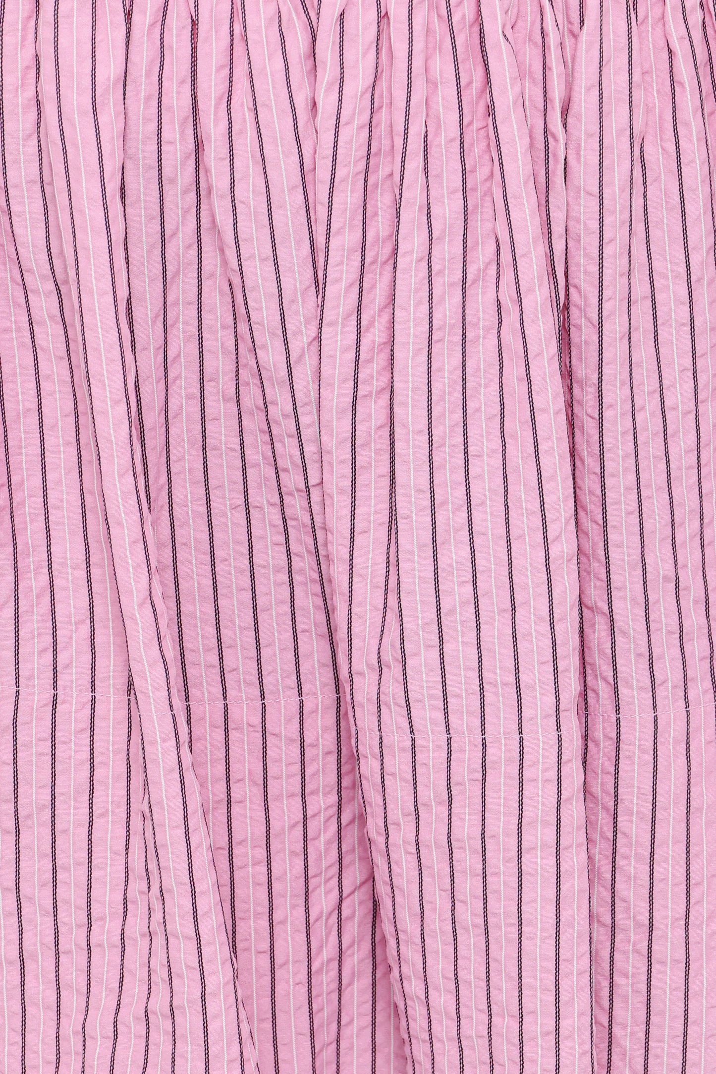 Domitia Mini Aline Skirt Pink White Stripe