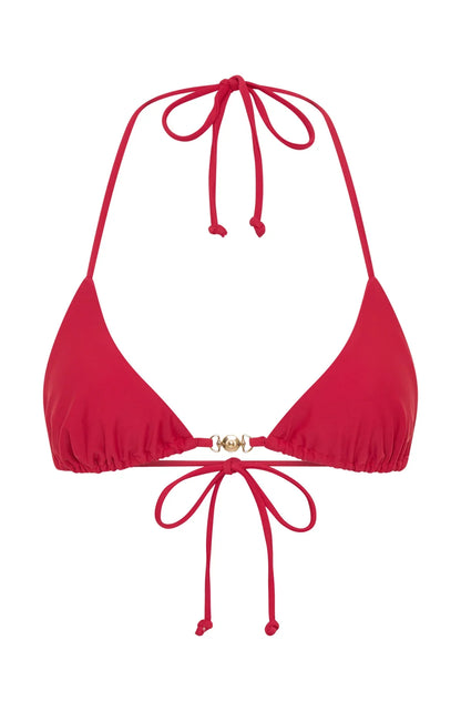 Anoki Bikini Top Cherry Red