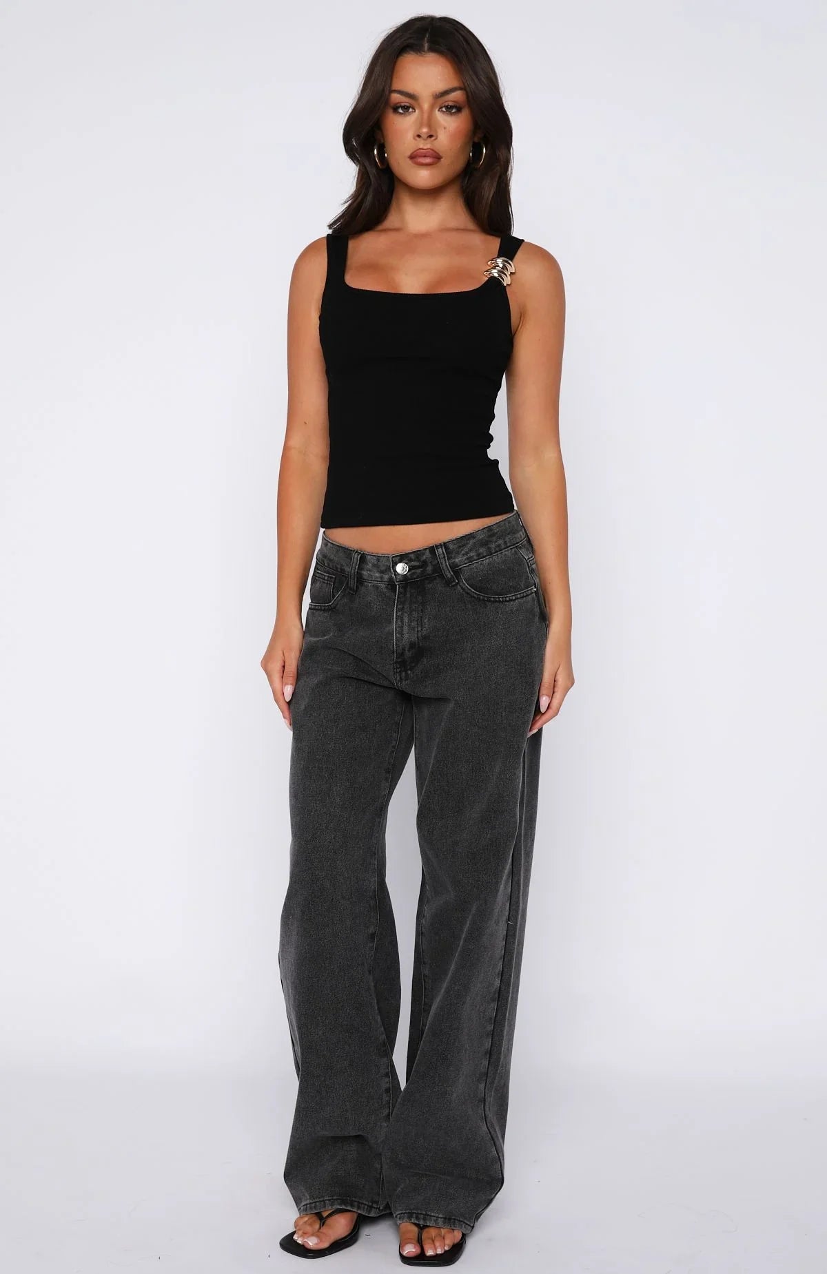 Horizon Heat Tank Top Black
