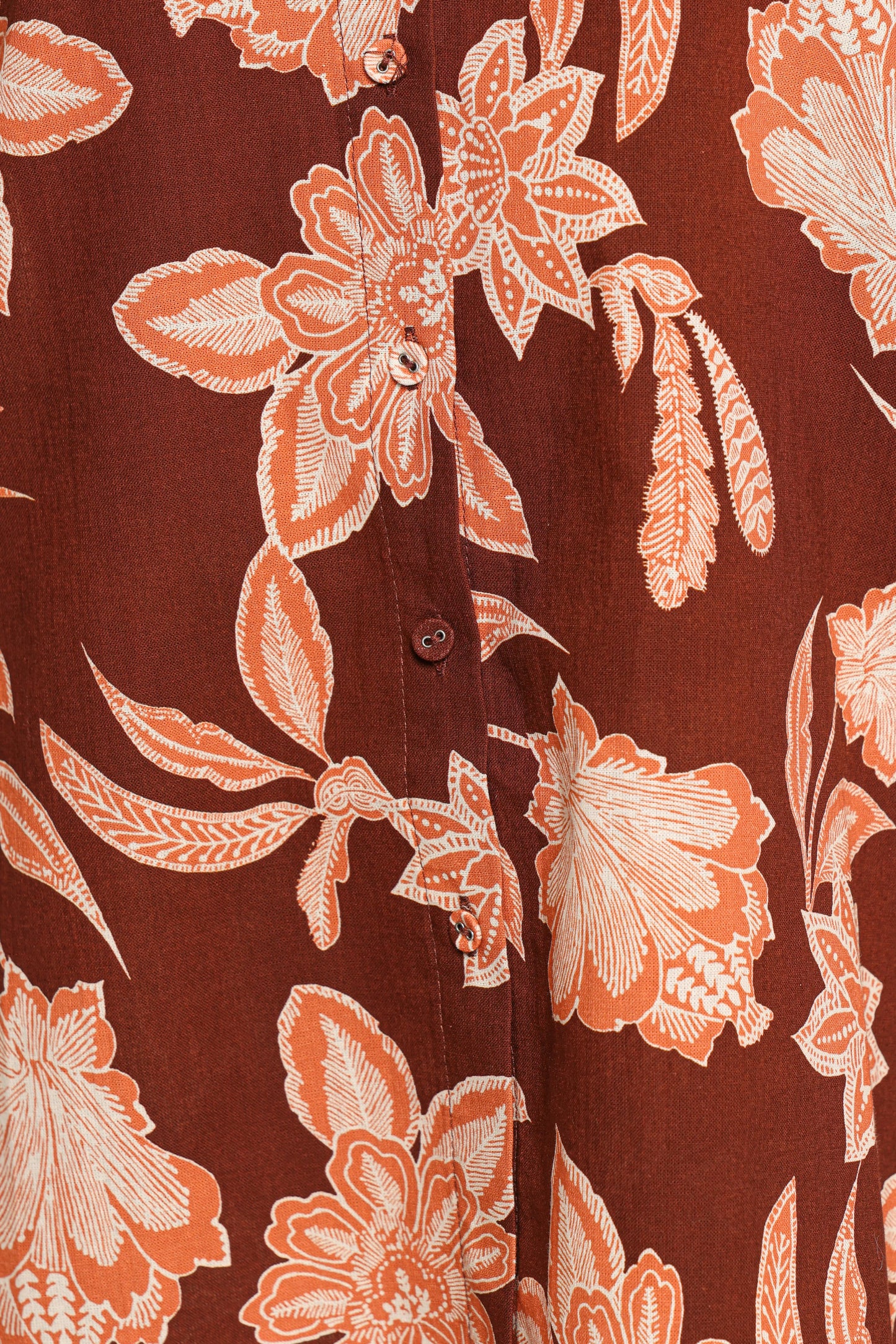 Samira Short Sleeve Shirt Orange Floral