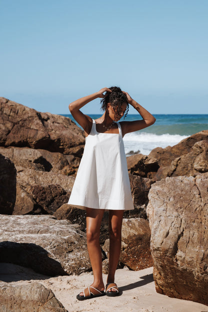 Kora Mini Dress Chalk White