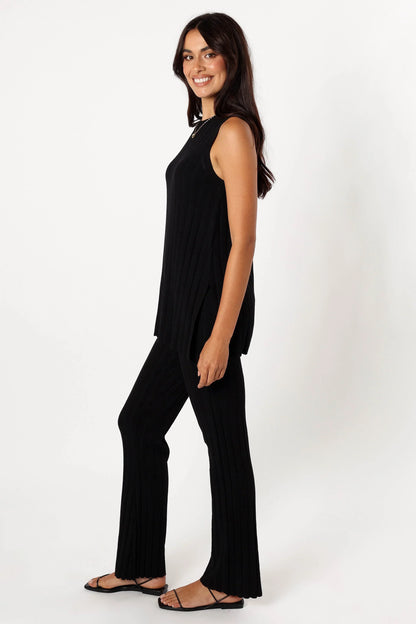 Silvie Knitted Set Black