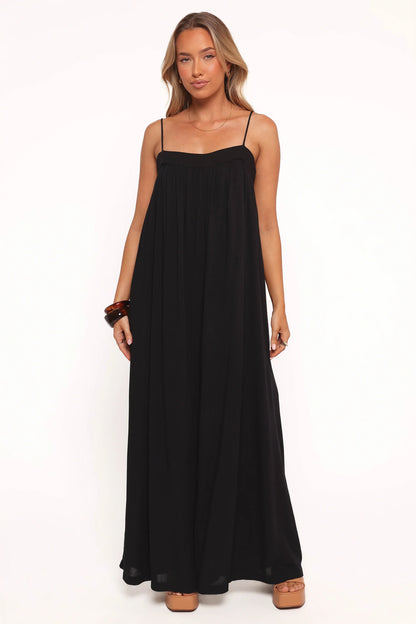 Abegail Flowy Jumpsuit Black