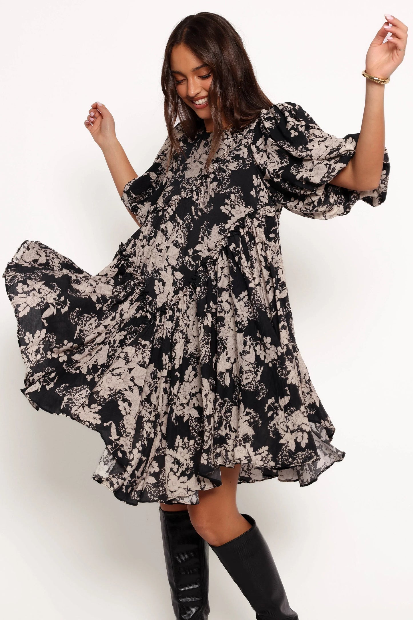 Zinta Mini Dress Floral Print