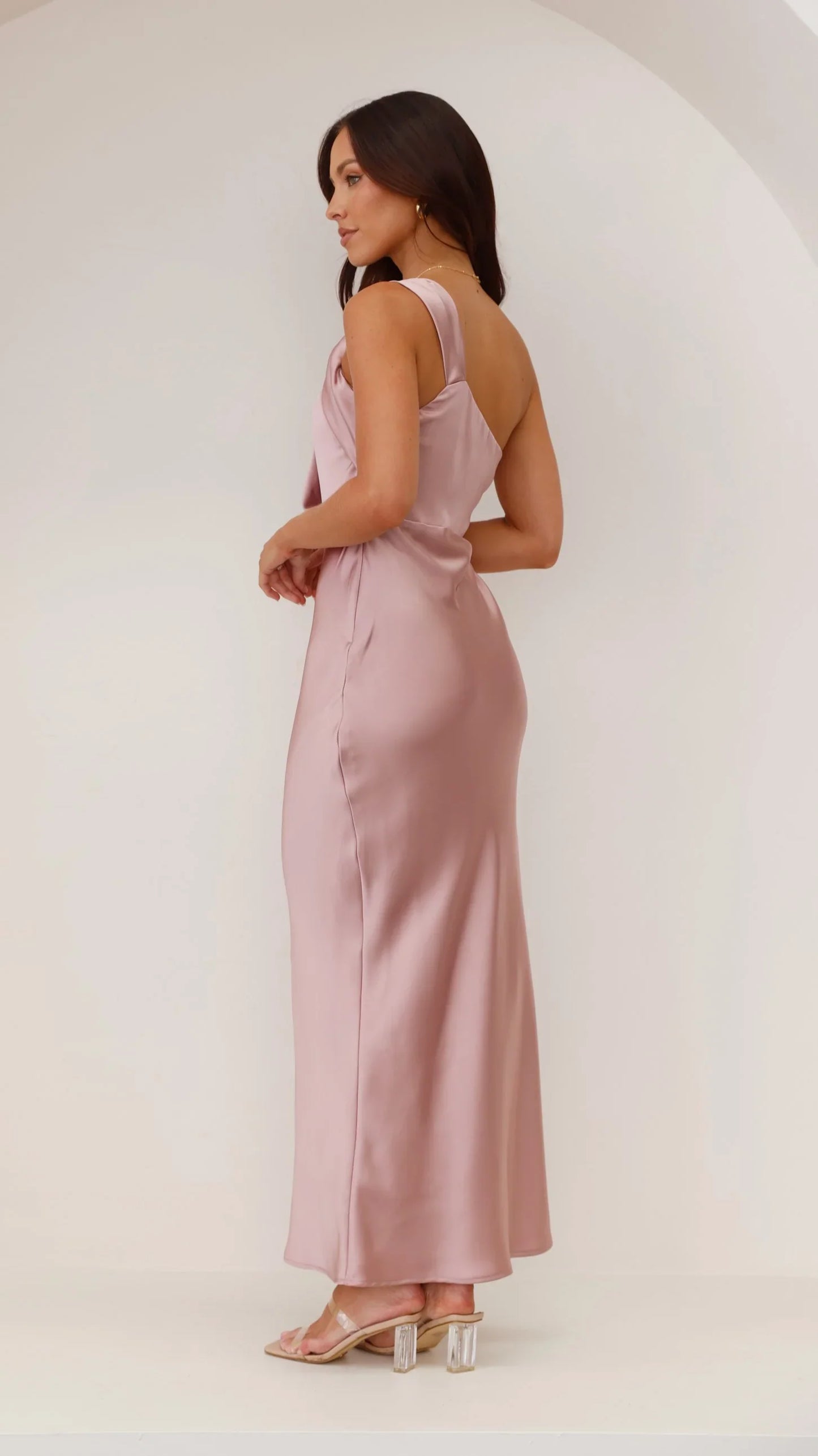 Greta Maxi Dress Dusty Pink