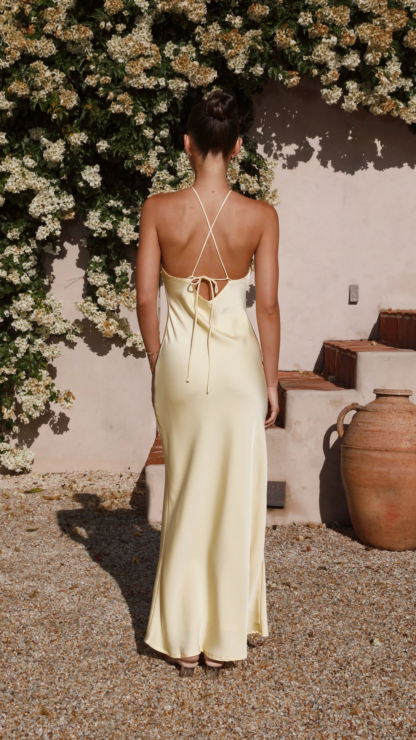 Chiara Maxi Dress Lemon