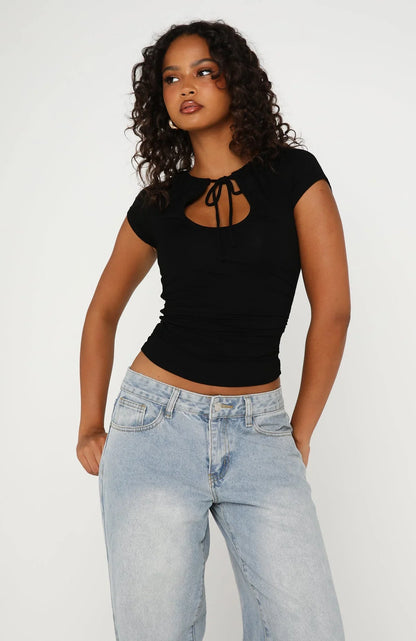 Love Is The Answer Top Black