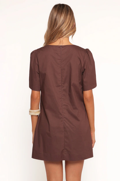 Lirael Mini Dress Espresso