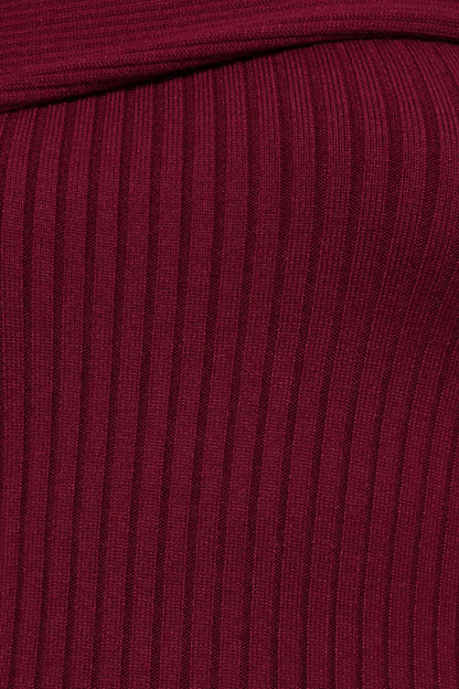 Cammie Long Sleeve Midi Dress Fuchsia
