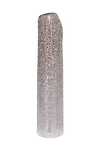 Showstopper fully sequined silver fitted maxi skirt Midnight Walk