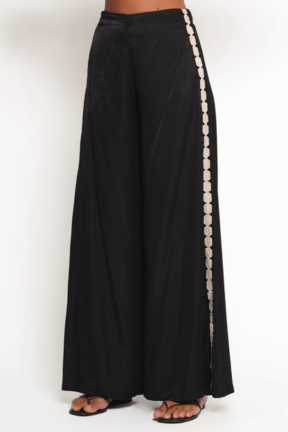 Margarete Pant Set Black Cream