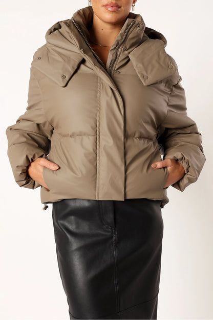 Tania Puffer Jacket Mocha