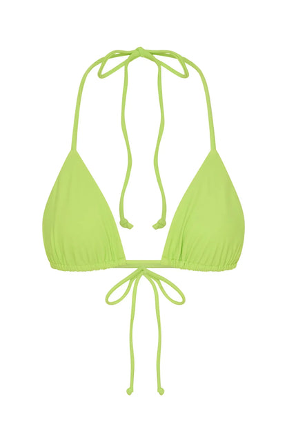 Golden Hour Bikini Top Lime