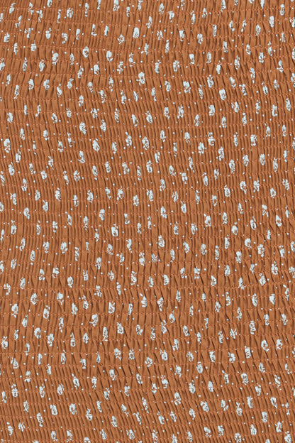 Sara Midi Dress Brown Floral