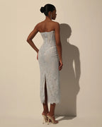 Beaded Lace Corset Dress