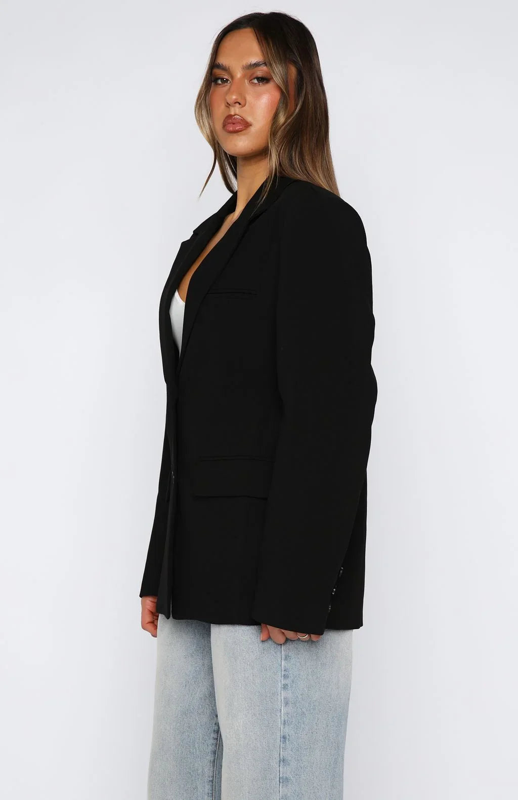 Whats His Is Mine Blazer Black