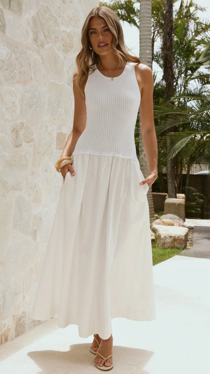 Arden Maxi Dress White
