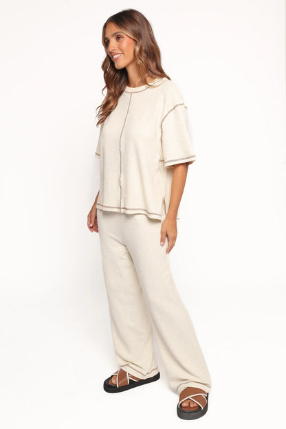Angler Knit Set Cream