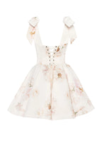 Splendor pink peony mini dress on straps Garden of Eden