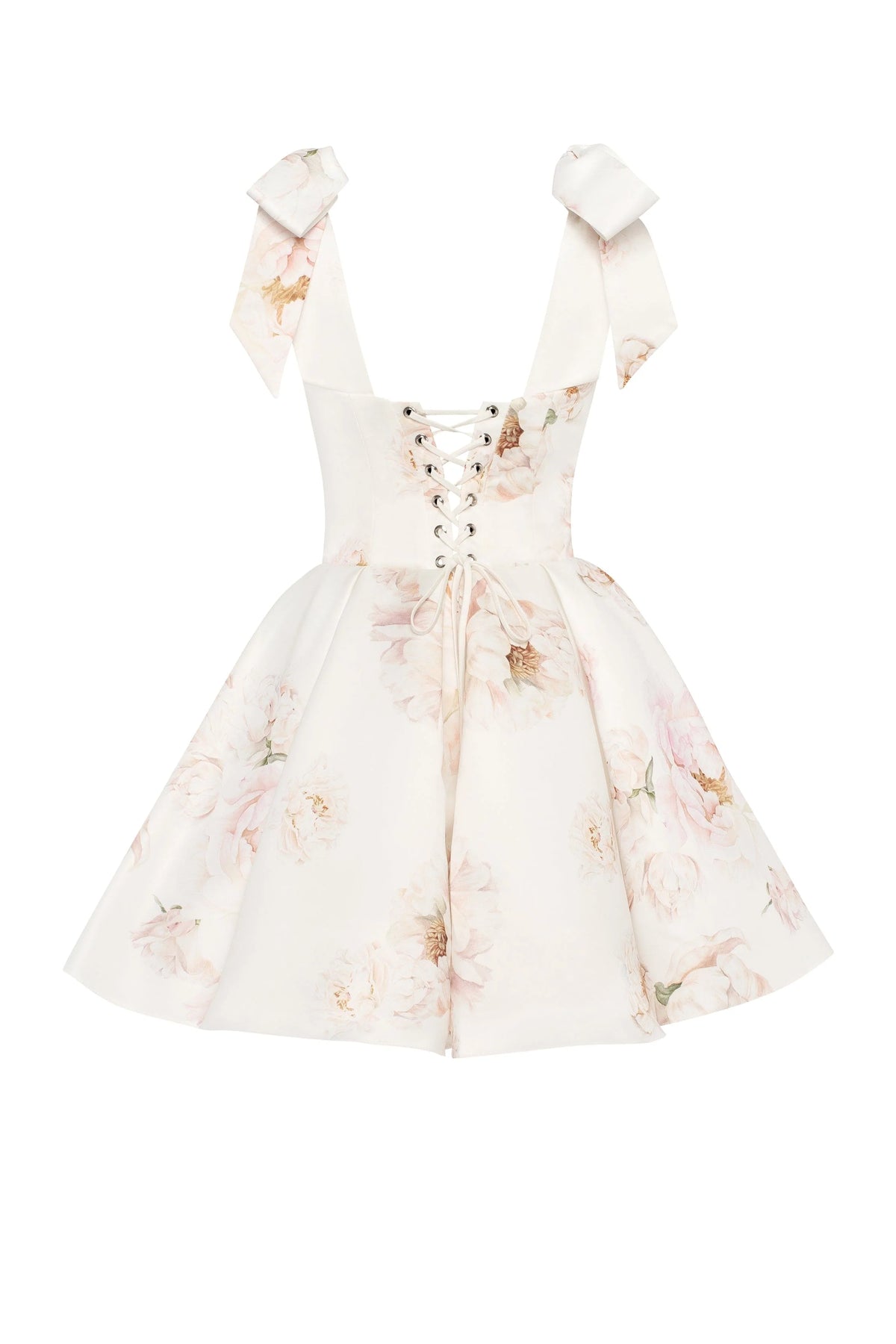Splendor pink peony mini dress on straps Garden of Eden