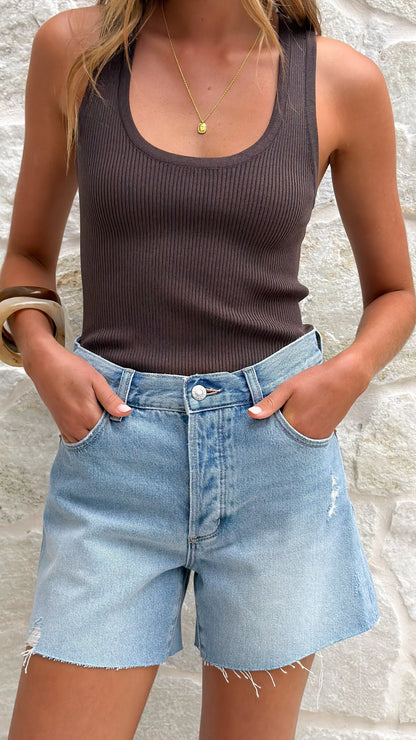 Rollas Lou Short Sunshine Blue