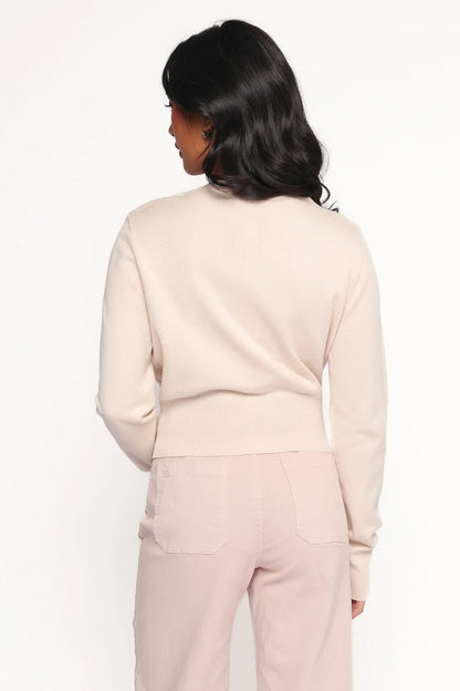 Elita Fitted Cardigan Cream