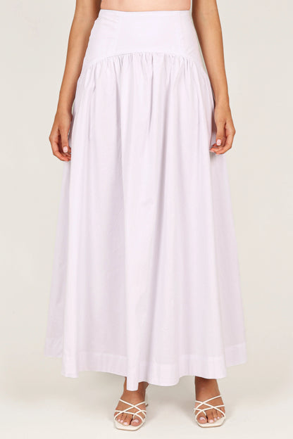 Savannah Maxi Skirt White