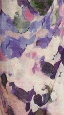 Jemma Long Sleeve Mini Dress Purple Abstract