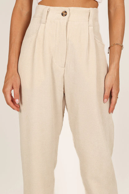 Talaren Cord Pant Cream