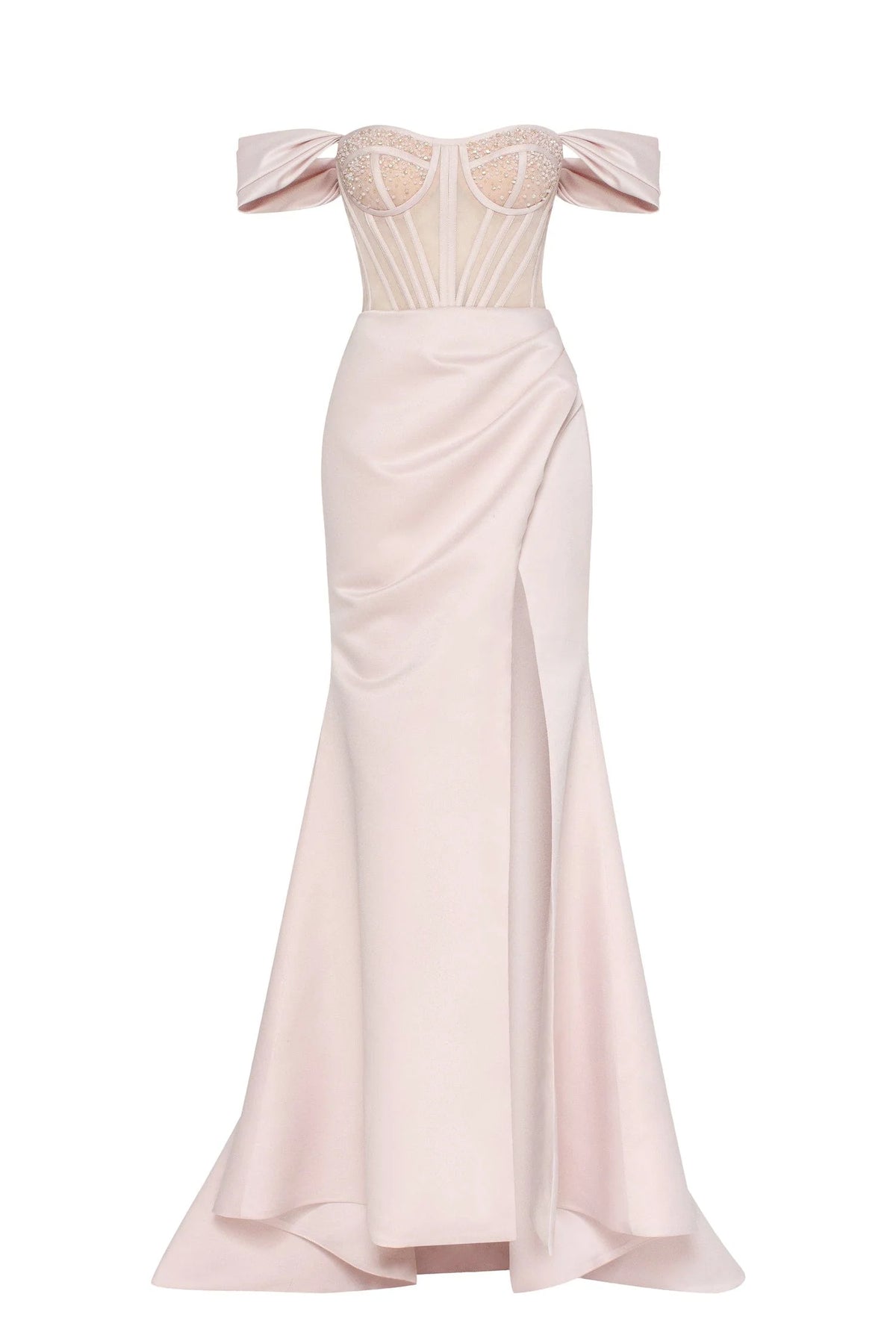 Off the Shoulder Prom Maxi Dress
