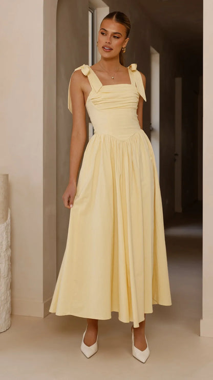 Haisley Maxi Dress Yellow