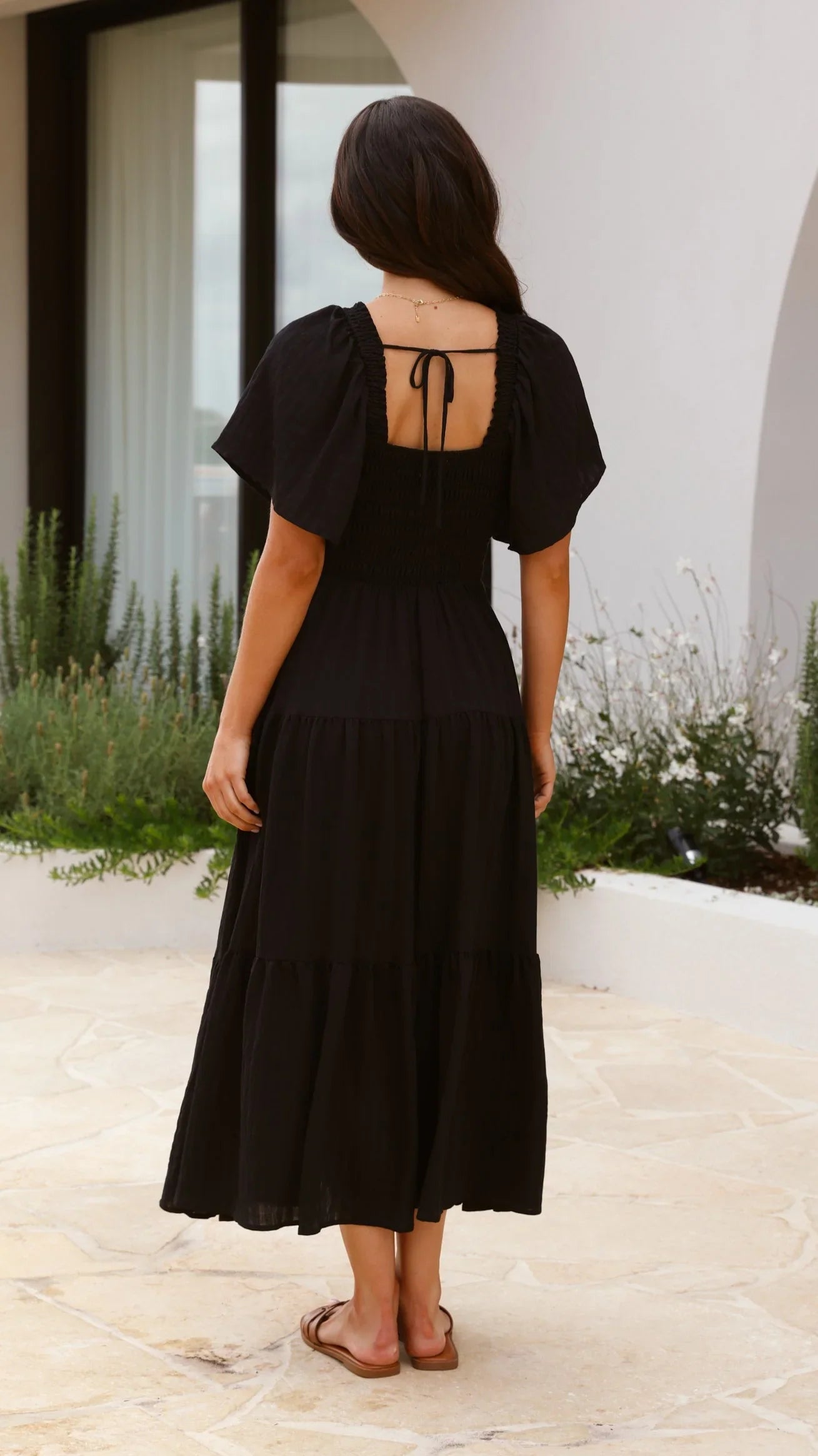 Lainey Midi Dress Black